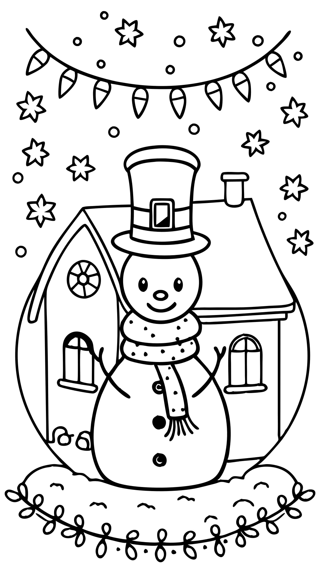 coloriage joyeux Noël imprimable